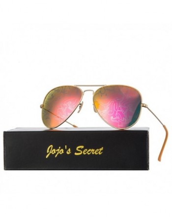 JOJOS SECRET Aviator Sunglasses Graphics