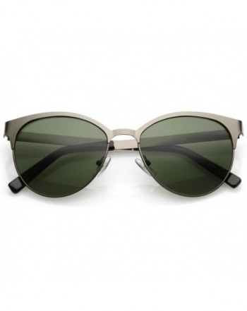 Semi-rimless sunglasses