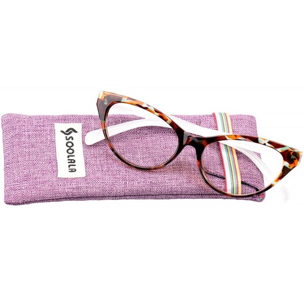 SOOLALA Modern Glasses Reading Tortoise