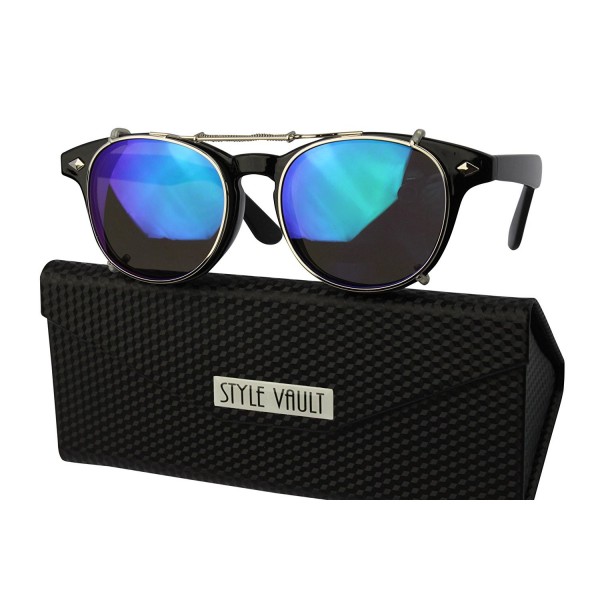 Style Vault Wayfarer Sunglasses silver emerald