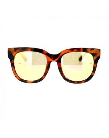 Womens Boyfriend mirrored Sunglasses Tortoise