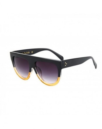 GAMT Vintage Plastic Sunglasses Black yellow