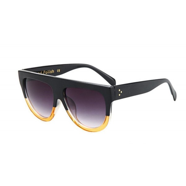 GAMT Vintage Plastic Sunglasses Black yellow