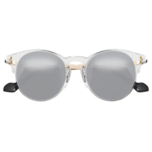 Round Keyhole Sunglasses Marina Clear