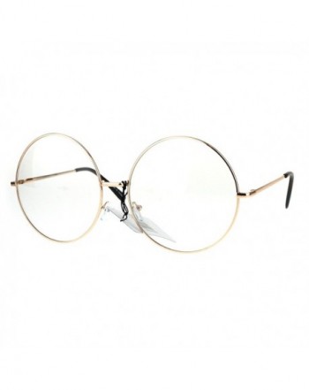 Womens Oversize Hippie Circle Glasses