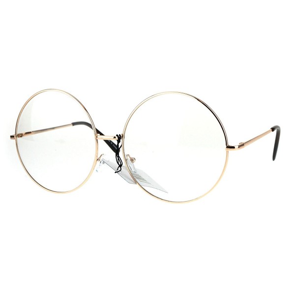 Womens Oversize Hippie Circle Glasses