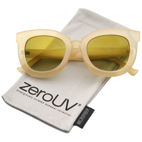 zeroUV Oversized Butterfly Mirrored Sunglasses