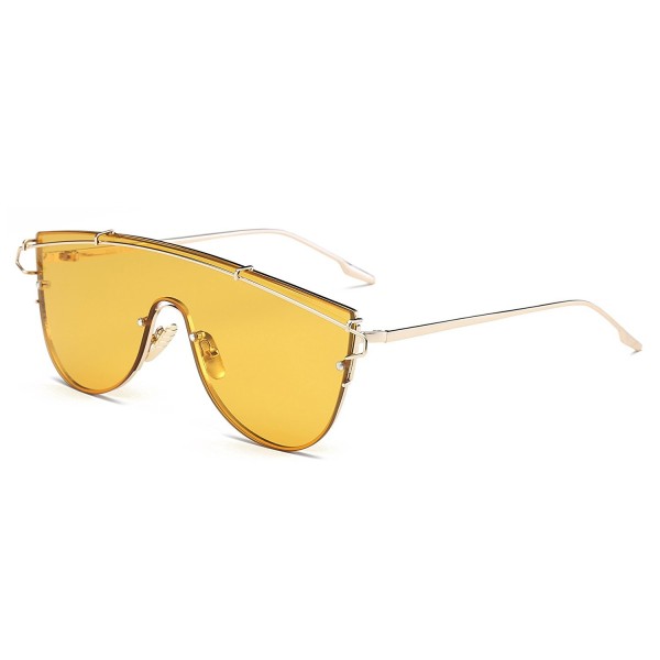 Cramilo Fashionable Futuristic Oversize Sunglasses