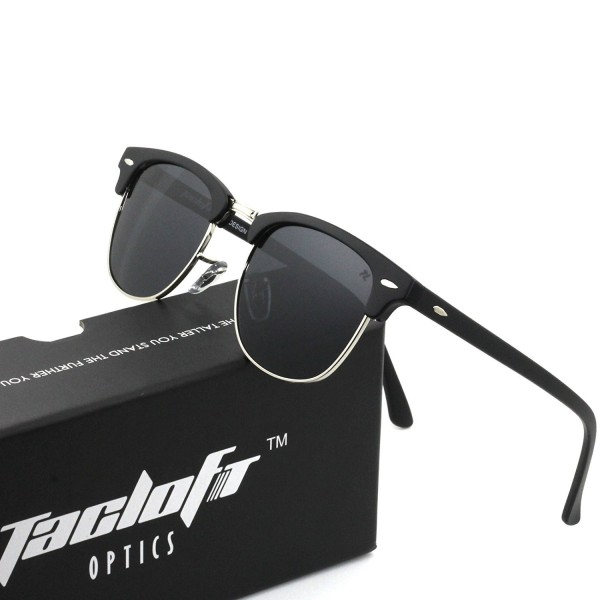 Tacloft Classic Clubmaster Sunglasses Polarized