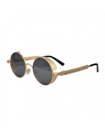 Screws Spring Steampunk Sunglasses Golden