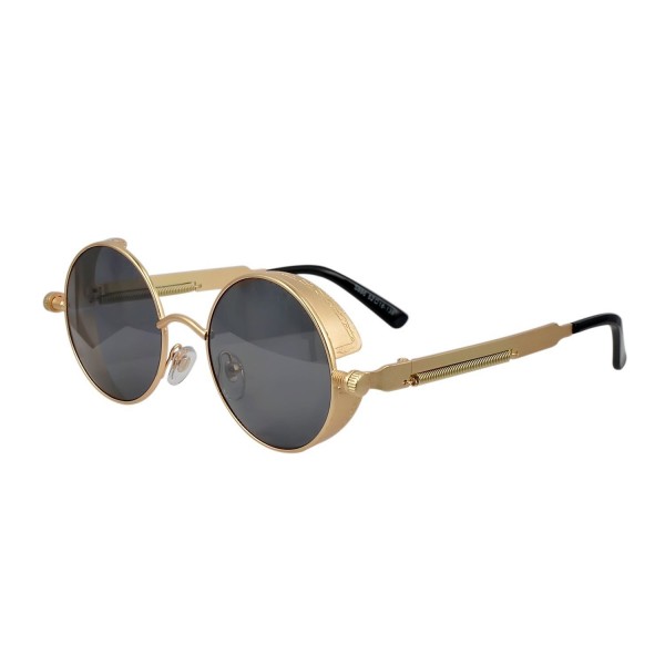 Screws Spring Steampunk Sunglasses Golden