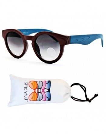 WM3039 VP Style Vault Sunglasses Blue Smoked