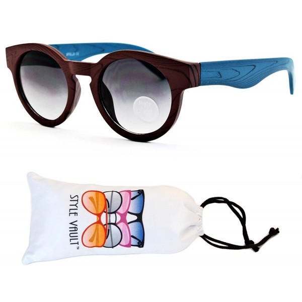 WM3039 VP Style Vault Sunglasses Blue Smoked