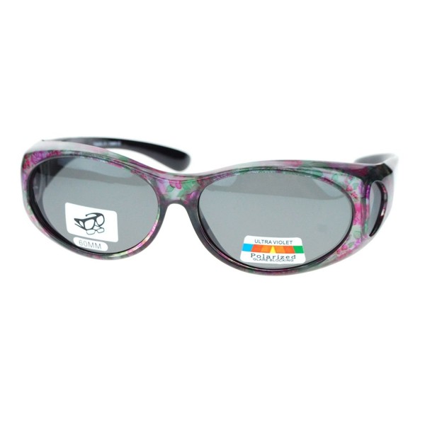 Womens Polarized Sunglasses Floral Pattern