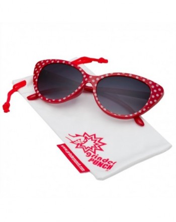 grinderPUNCH Polka Cateye Cute Sunglasses