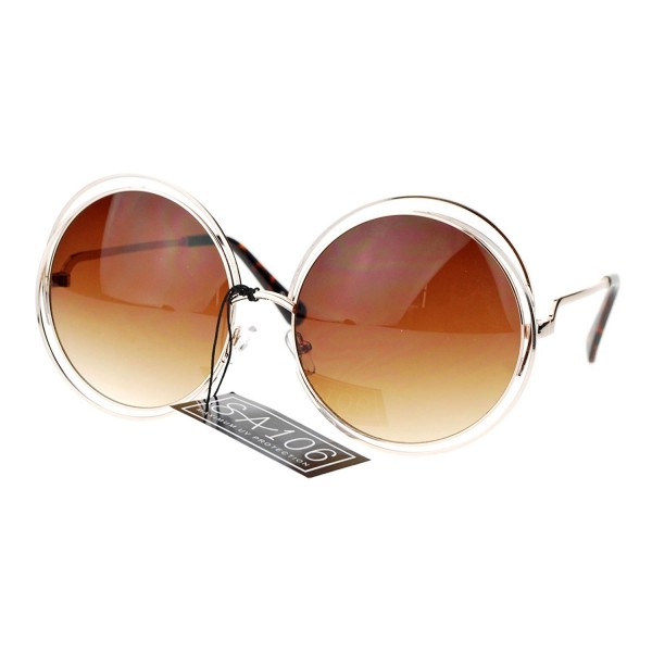 Double Circle Designer Fashion Sunglasses