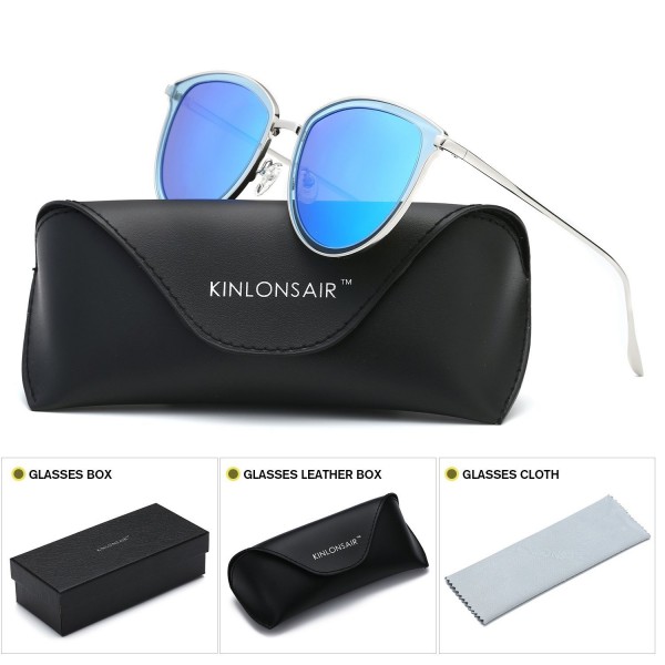 Kinlonsair Fashion Polarized Mirrored Sunglasses