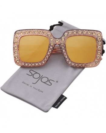 Oversized Designer Sunglasses Transparent Mirrored