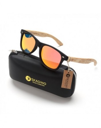 SKADINO Wayfarer Sunglasses Polarized Lens Red