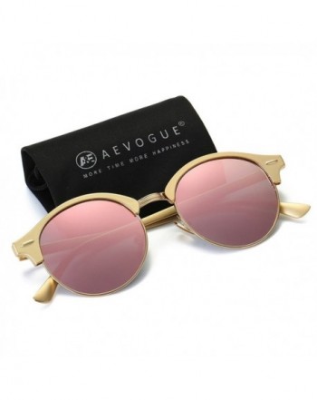 AEVOGUE Polarized Sunglasses Semi Rimless Glasses