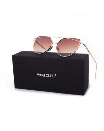 WISH CLUB Sunglasses Oversized Transparent