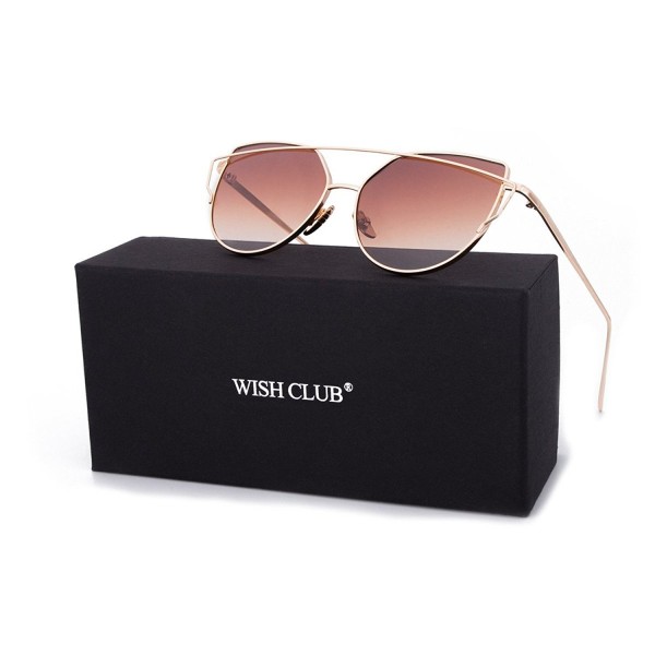 WISH CLUB Sunglasses Oversized Transparent