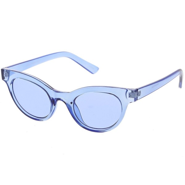sunglassLA Womens Transparent Sunglasses Rimmed