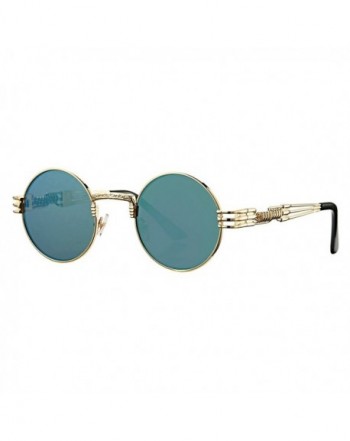 COASION Vintage Circle Steampunk Sunglasses