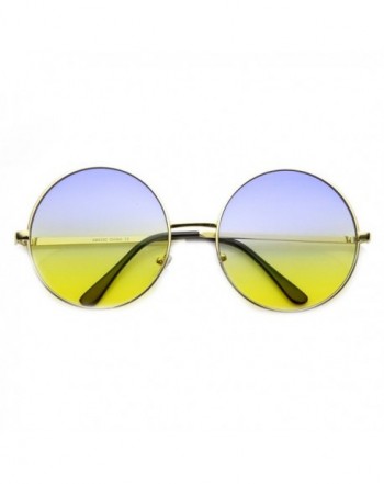 zeroUV Womens Oversized Sunglasses Blue Yellow