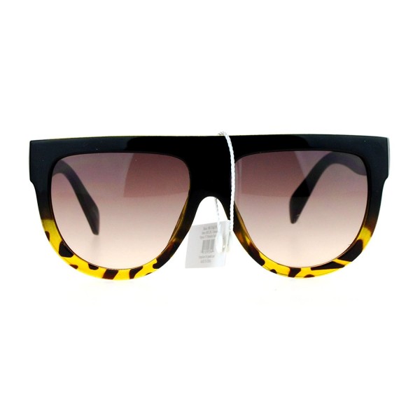 Plastic Oversize Boyfriend Sunglasses Tortoise