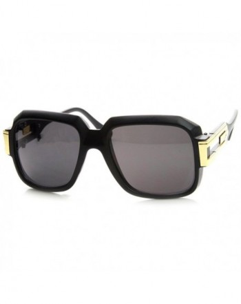 zeroUV Classic Hip Hop Sunglasses Black Gold