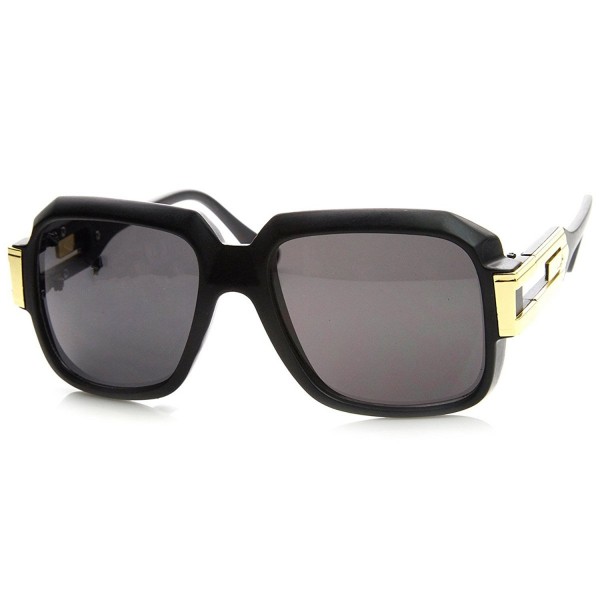 zeroUV Classic Hip Hop Sunglasses Black Gold