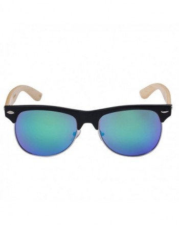 Semi-rimless sunglasses