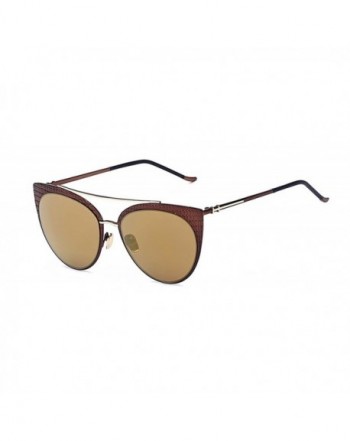 Womens Designer Sunglasses Shades 86017_c3_Brown_Gold