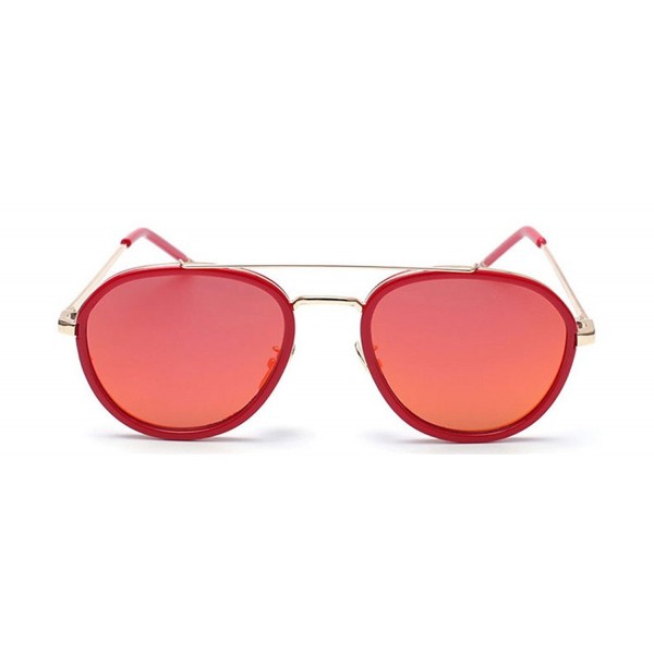 GAMT Aviator Sunglasses Mirrored Orange