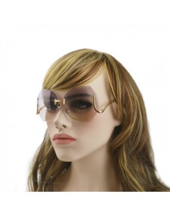 Rimless sunglasses