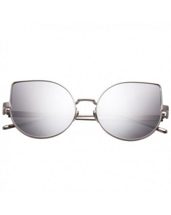 EYEGUARD Oversized Mirror Sunglasses Women