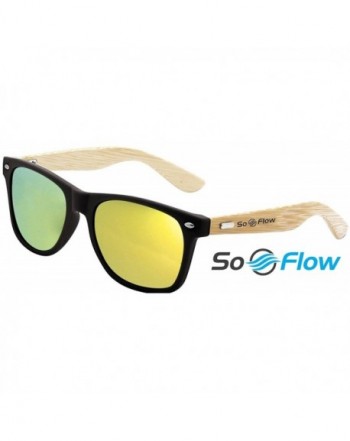 SoFlow Yellow Polarized Bamboo Sunglasses