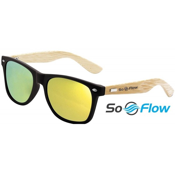 SoFlow Yellow Polarized Bamboo Sunglasses