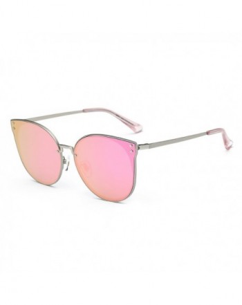 DONNA Oversized Mirrored Sunglasses Hipster