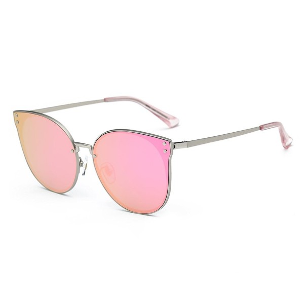 DONNA Oversized Mirrored Sunglasses Hipster