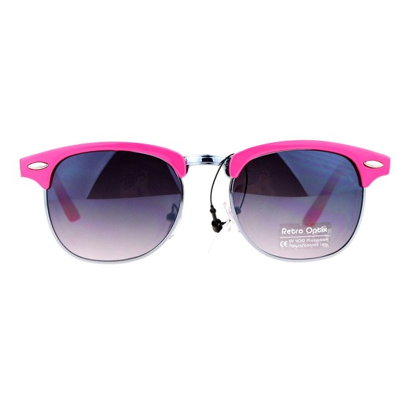 Retro Celebrity Clubmaster horned Sunglasses