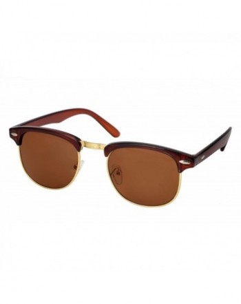 Semi-rimless sunglasses