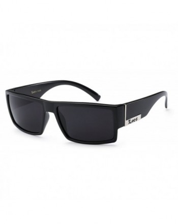 Locs Gangster Sunglasses Black Silver