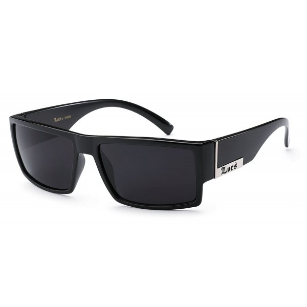 Locs Gangster Sunglasses Black Silver