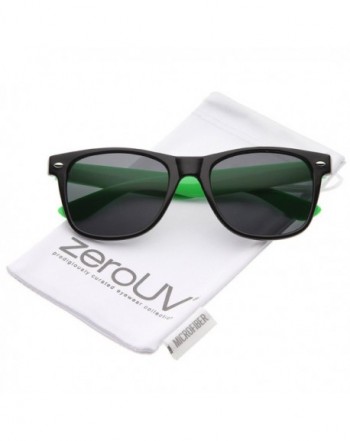 zeroUV Classic Two Toned Sunglasses Black Green