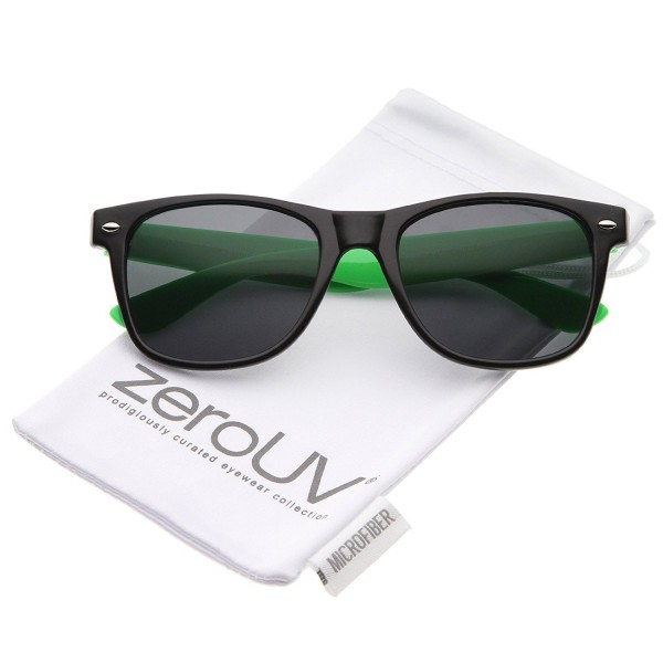 zeroUV Classic Two Toned Sunglasses Black Green