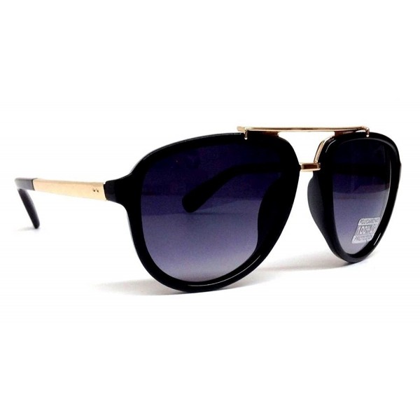 Black Gold Aviator Sunglasses Lenses