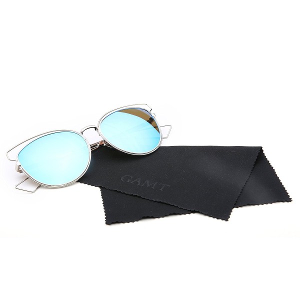 GAMT Mirrored Aviator Sunglasses Designer