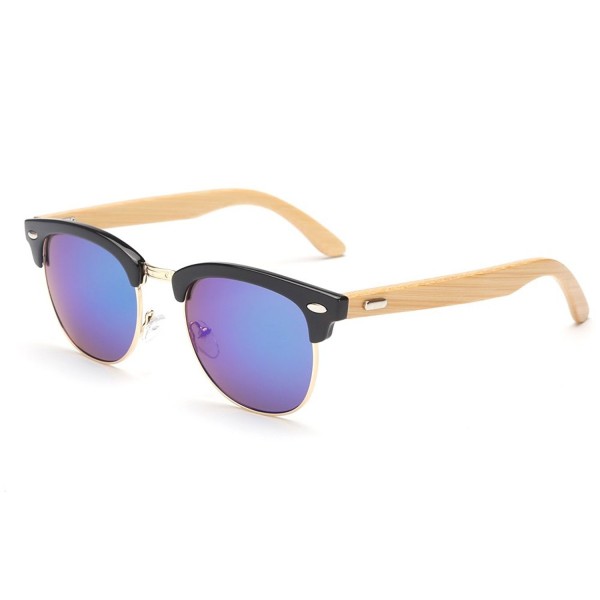 VeBrellen Bamboo Classic Frame Sunglasses